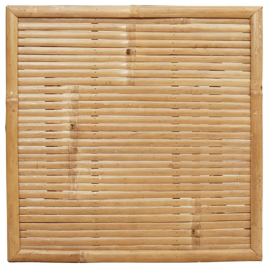 Table de bar carrée d'extérieur 55 x 55 x 100 cm en bambou - 8