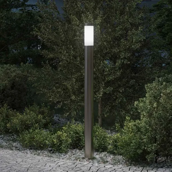 Borne lumineuse 110 cm en acier inoxydable IP44