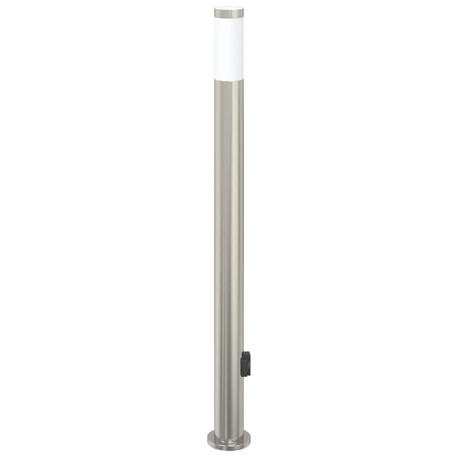 Borne lumineuse avec sortie 110 cm en acier inoxydable IP44 - 4