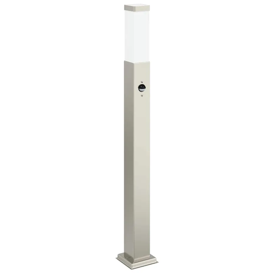 Borne lumineuse avec détecteur 80 cm en acier inoxydable IP44 - 2