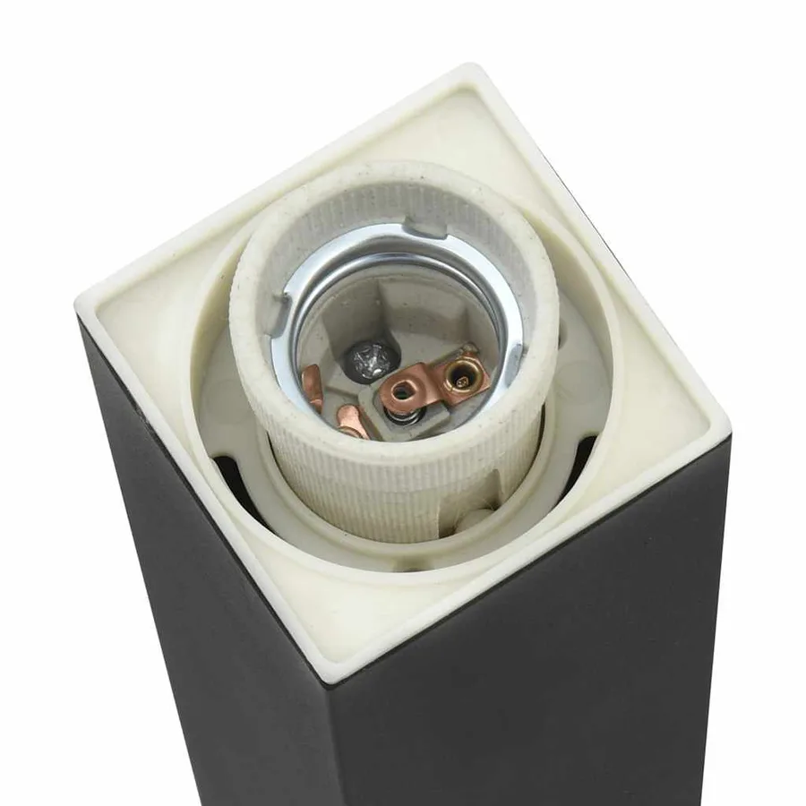 Borne lumineuse lot de 3 80 cm noire IP44 - 7