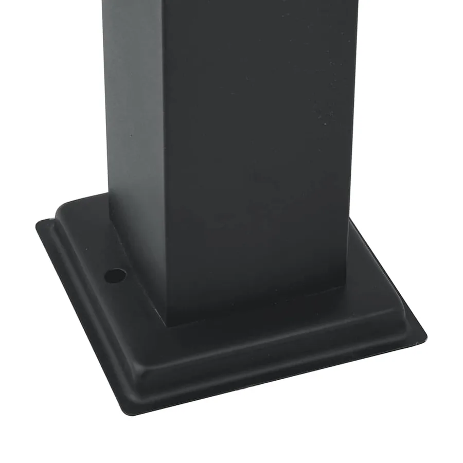 Borne lumineuse lot de 3 80 cm noire IP44 - 8