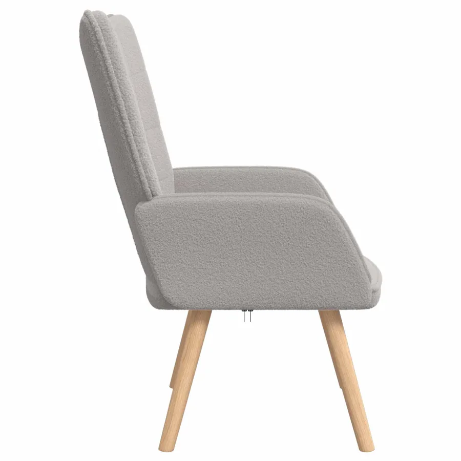 fauteuil Gris clair 62 x 67 x 95,5 cm Tissu Sherpa - 4