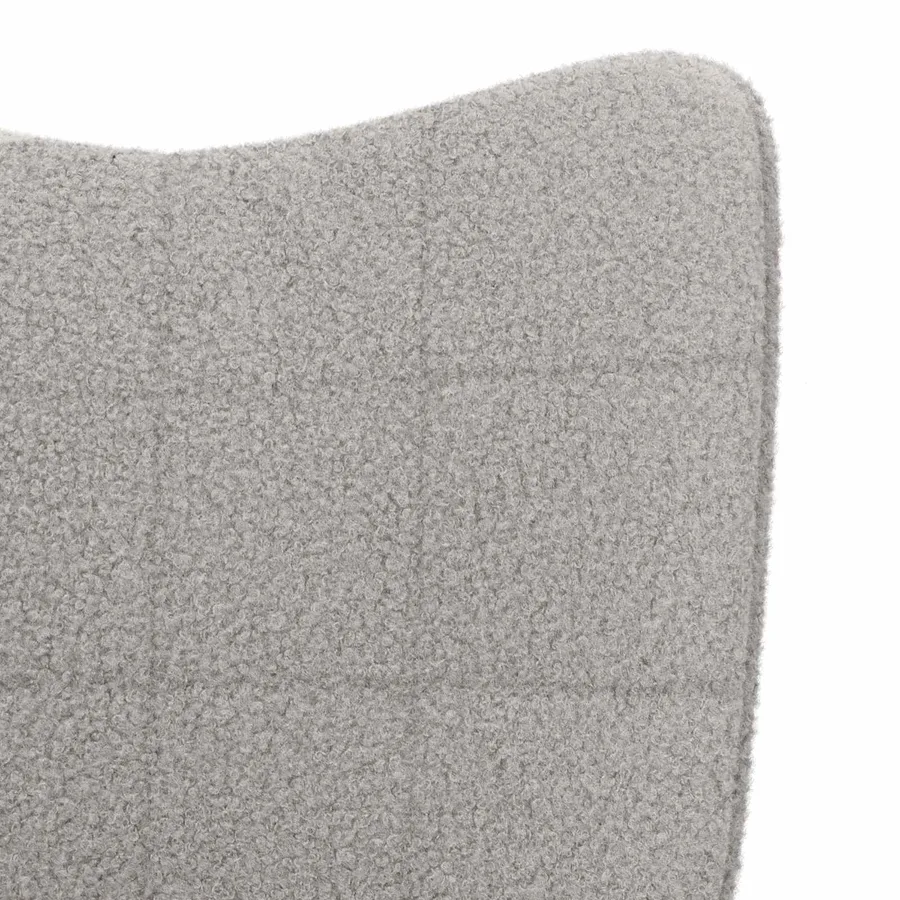 fauteuil Gris clair 62 x 67 x 95,5 cm Tissu Sherpa - 6