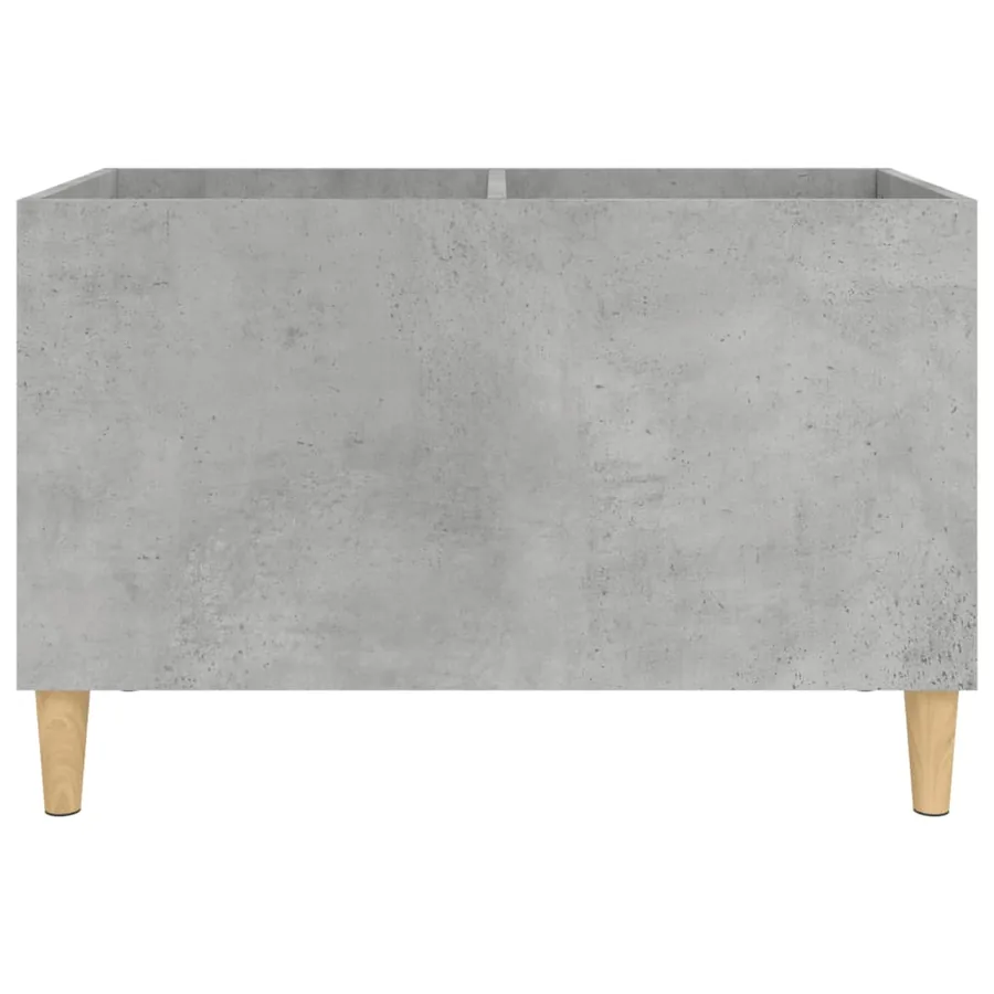 Armoire à disques gris béton 74,5x38x48 cm bois d'ingénierie - 5