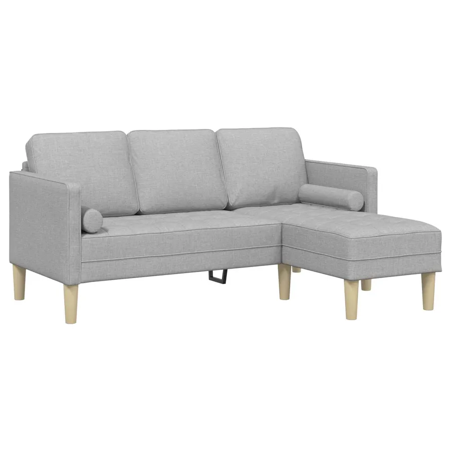 Ensemble de Canapés Gris nuage 173 x 131 x 67 cm Polyester - 2