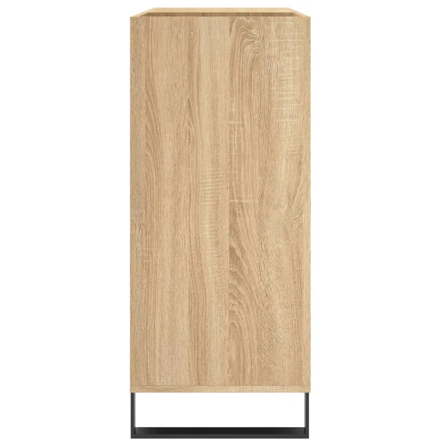 Armoire à disques chêne sonoma 84,5x38x89 cm bois d'ingénierie - 5