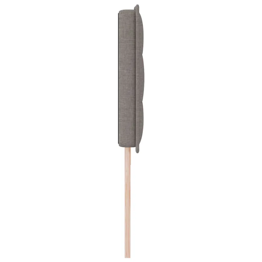 Tête de lit Taupe 200 cm tissu - 5