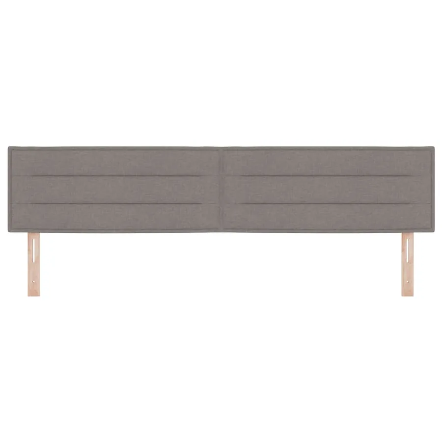 Tête de lit LED avec bandes LED Taupe 200 cm tissu - 5