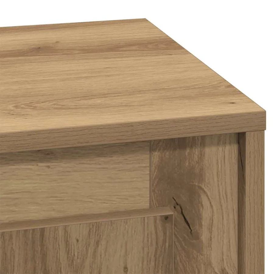 Cabinet de chevet Chêne artisanal 44 x 34,5 x 45 cm - 8