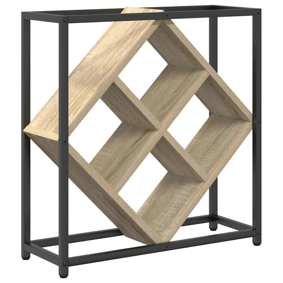 Étagère à vin Chêne Sonoma 51 x 18 x 52,5 cm Bois d'ingénierie - 5