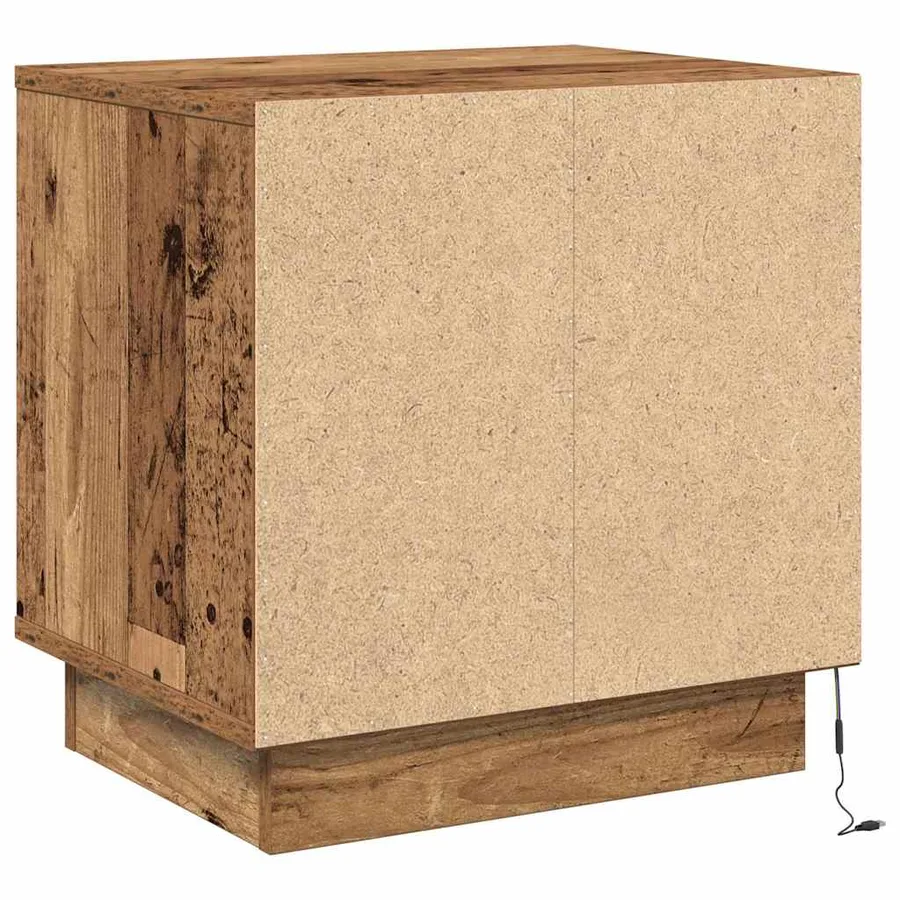 Cabinet de chevet Bois ancien 44 x 34,5 x 45 cm - 9