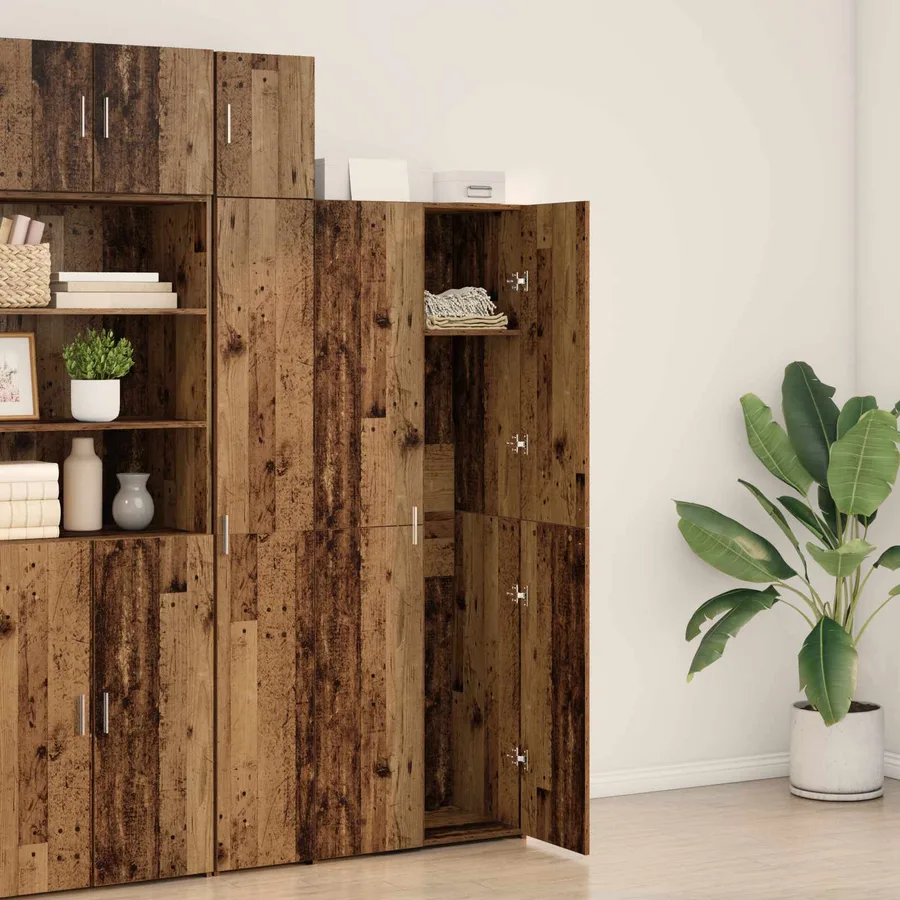Haut Armoire Bois ancien 70 x 42,5 x 185 cm - 4