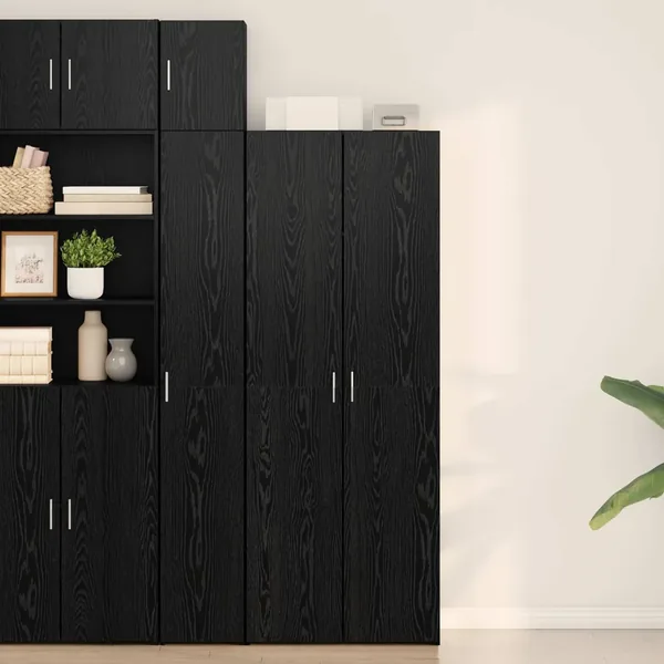Haut Armoire Chêne noir 70 x 42,5 x 185 cm