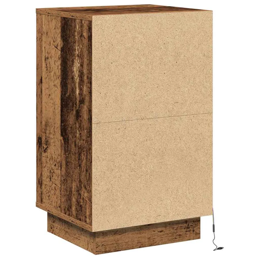 Cabinet de chevet avec tiroir Bois ancien 39 x 34,5 x 65 cm - 9