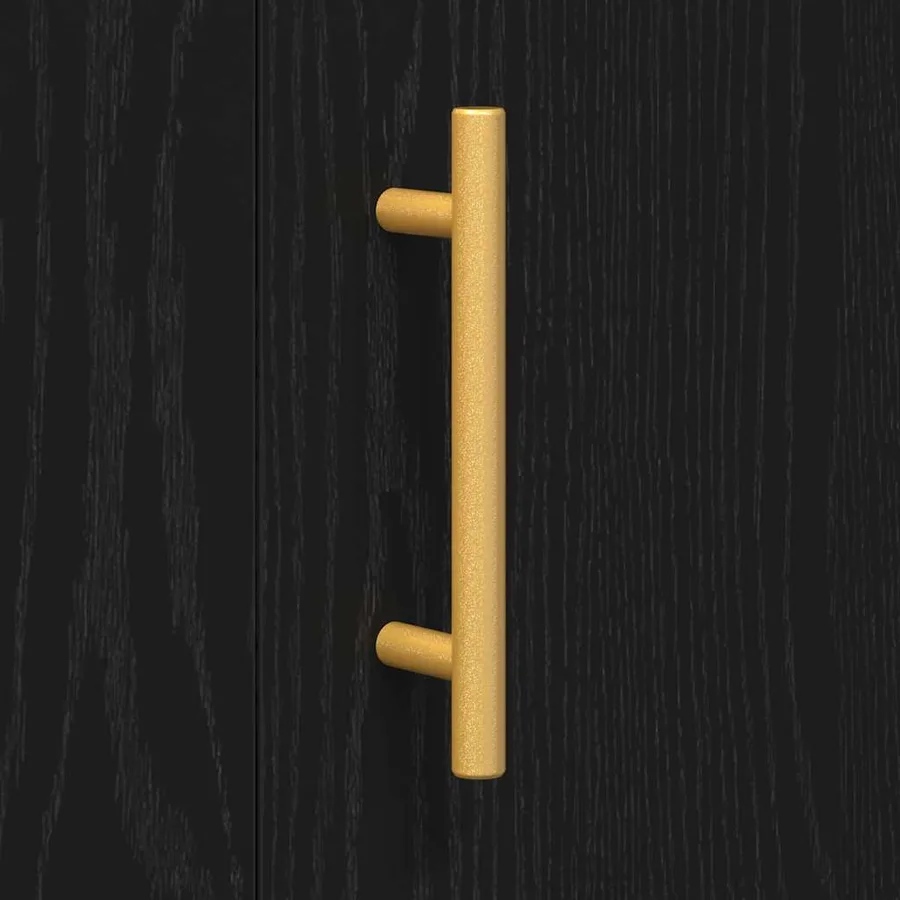 Buffet Chêne noir 90 x 34 x 80 cm Bois d'ingénierie - 8
