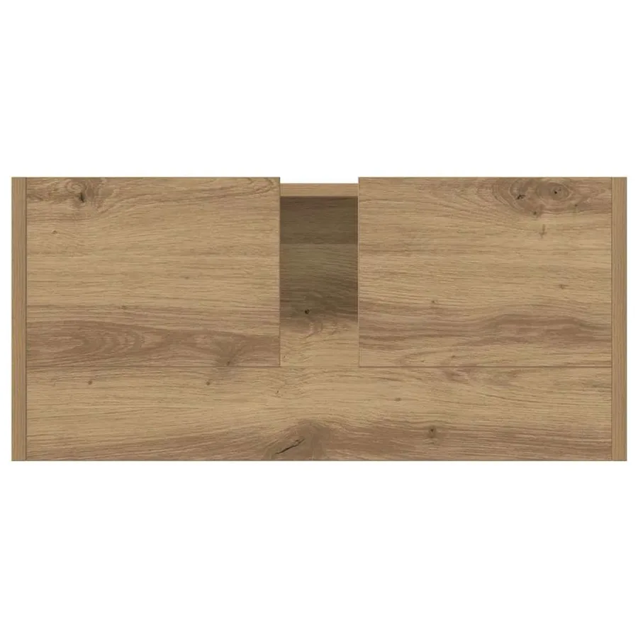 Cabinet de salle de bain Chêne artisanal 63 x 29 x 55 cm - 9