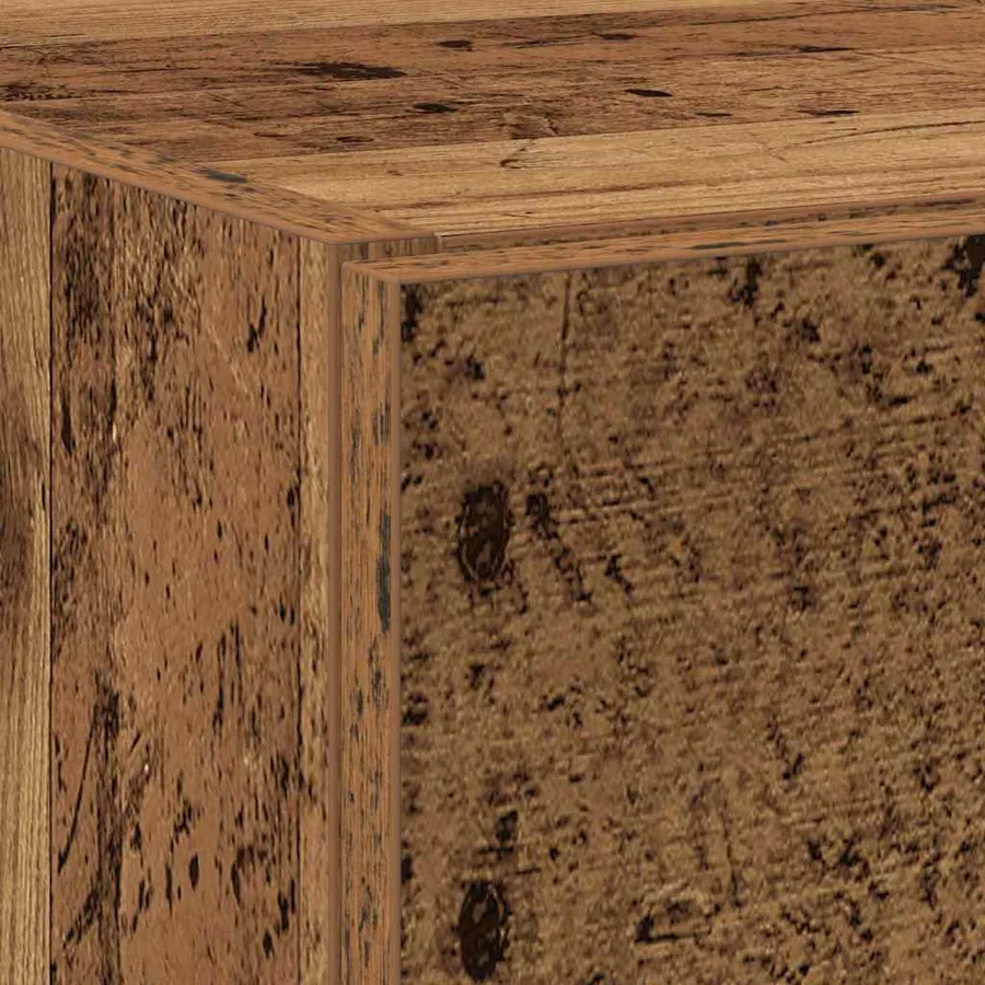 Cabinet de salle de bain avec porte Bois Ancien 59 x 37 x 59 cm - 8
