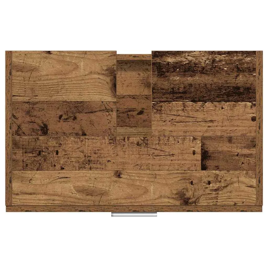 Cabinet de salle de bain avec porte Bois Ancien 59 x 37 x 59 cm - 9