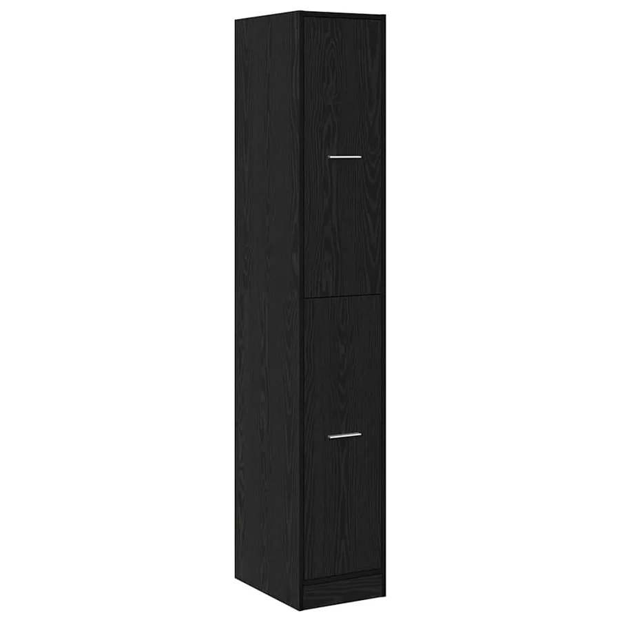 Armoire de Pharmacie Motif Motif 30 x 41 x 174,5 cm Chêne noir - 5