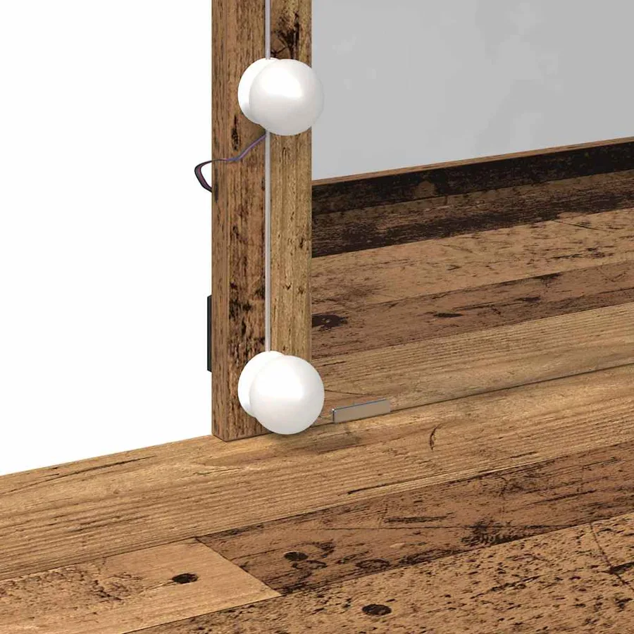 Table de Toilette avec tiroir Bois ancien 100 x 40 x 130 cm - 10