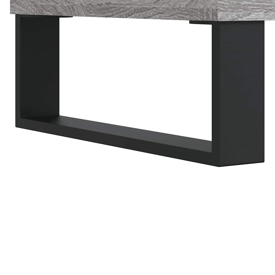 Armoire de bain sonoma gris 58x33x60 cm bois d'ingénierie - 9