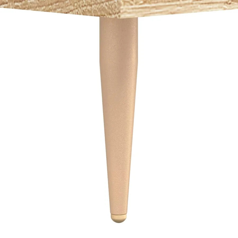 Meuble TV chêne sonoma 150x30x44,5 cm bois d'ingénierie - 9