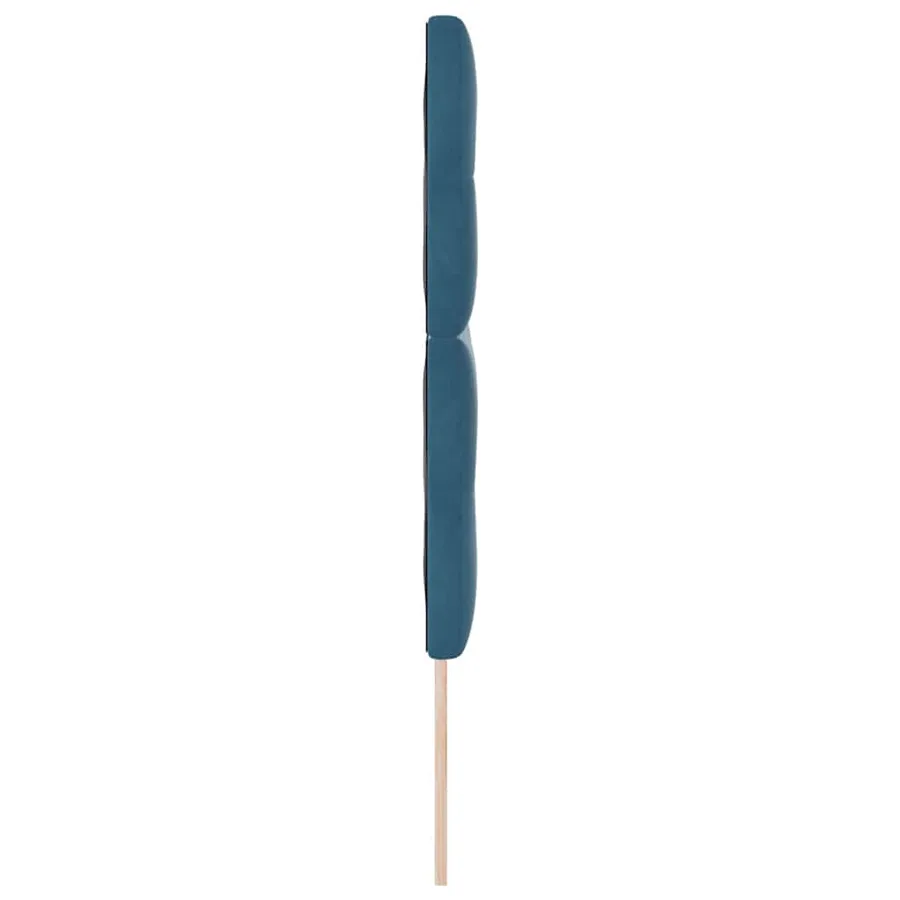 Tête de lit Bleu foncé 160 cm Velours - 5