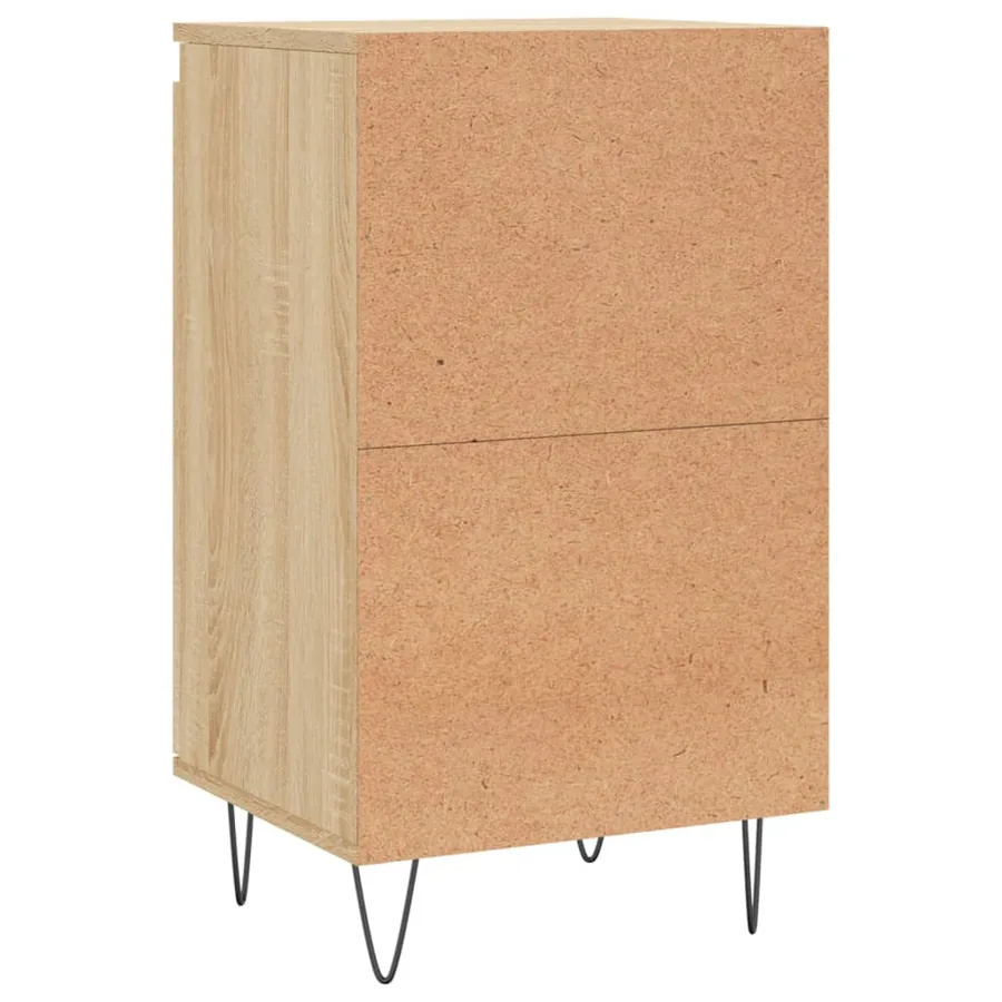 Buffet chêne sonoma 40x35x70 cm bois d'ingénierie - 5