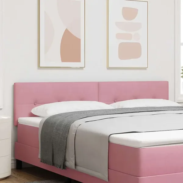 Tête de lit Rose 180 cm Velours
