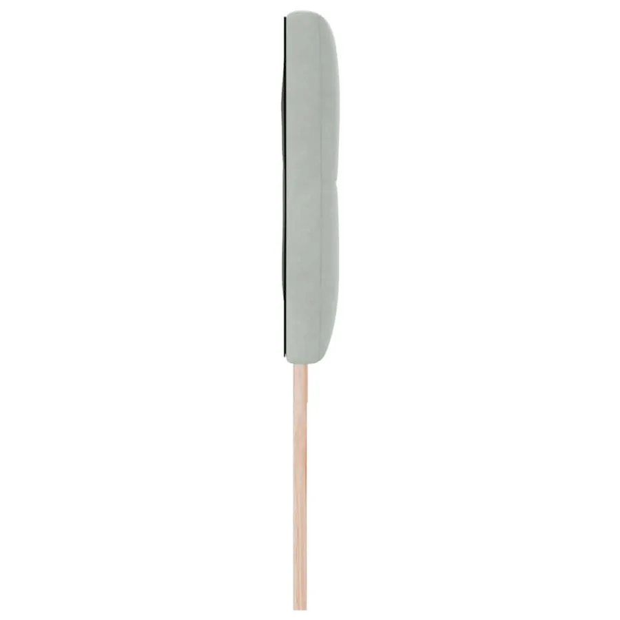 Tête de lit LED avec bandes LED Gris clair 180 cm Velours - 6