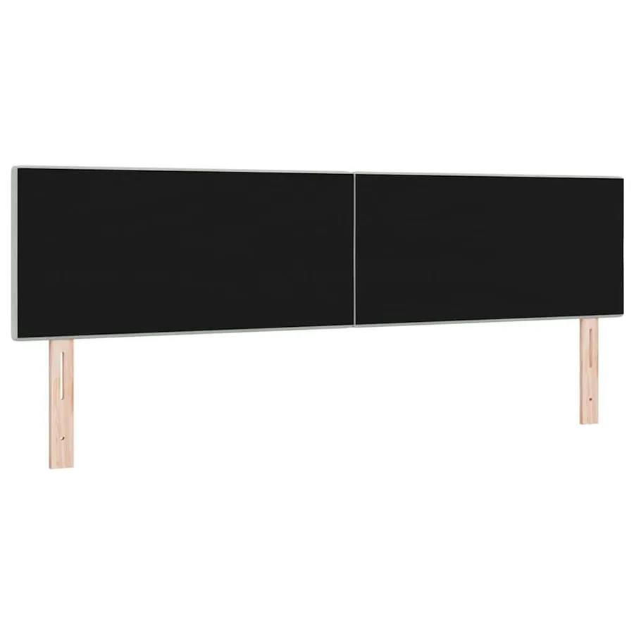 Tête de lit LED avec bandes LED Gris clair 180 cm Velours - 7
