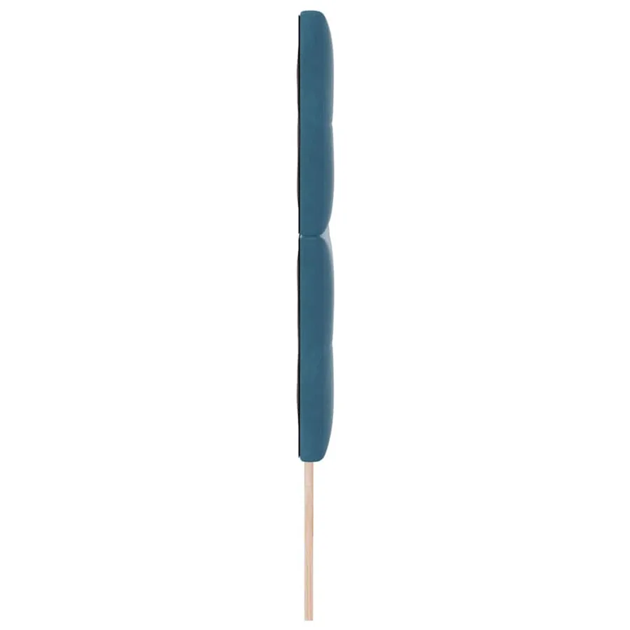 Tête de lit LED avec bandes LED Bleu 200 cm Velours - 6