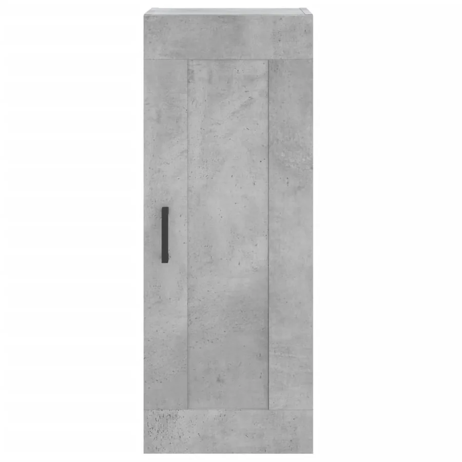 Armoire murale gris béton 34,5x34x90 cm bois d'ingénierie - 6