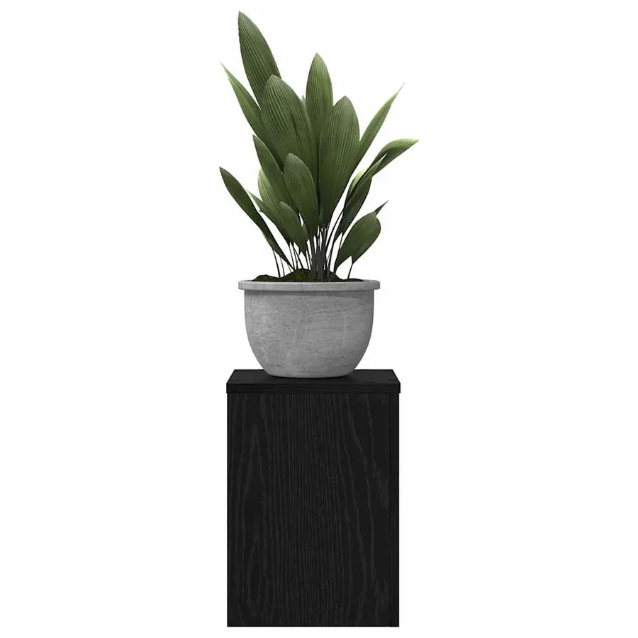 Support de Plante 2 pcs Chêne noir 25 x 25 x 35 cm - 3