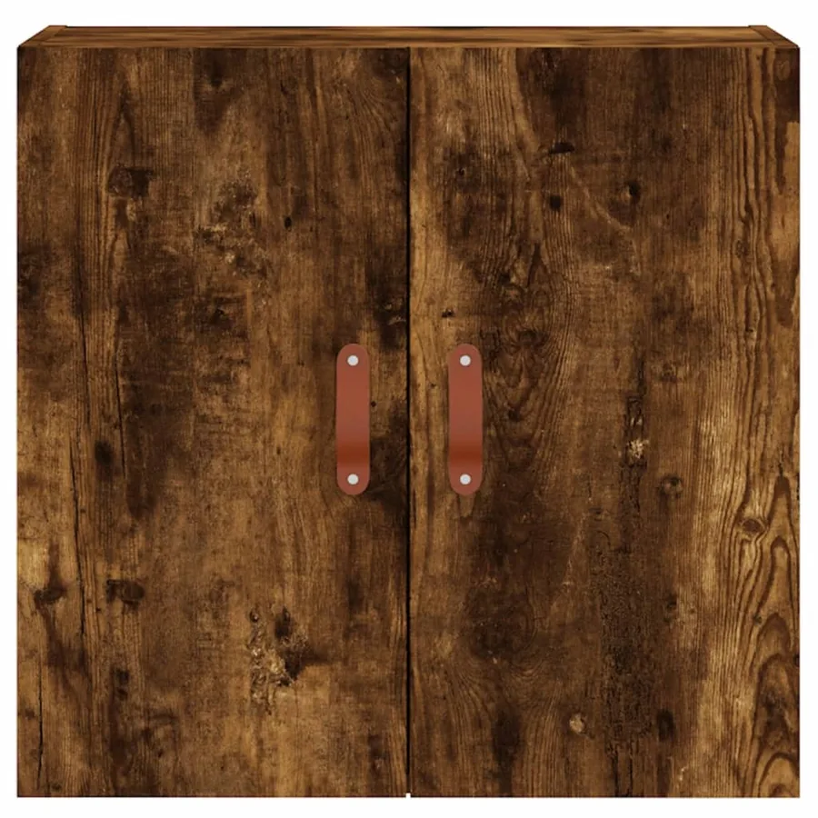 Armoire murale chêne fumé 60x31x60 cm bois d'ingénierie - 5