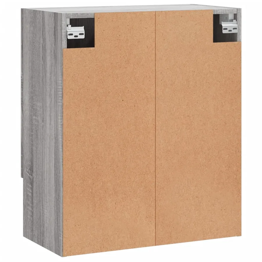 Armoire murale sonoma gris 60x31x70 cm bois d'ingénierie - 8