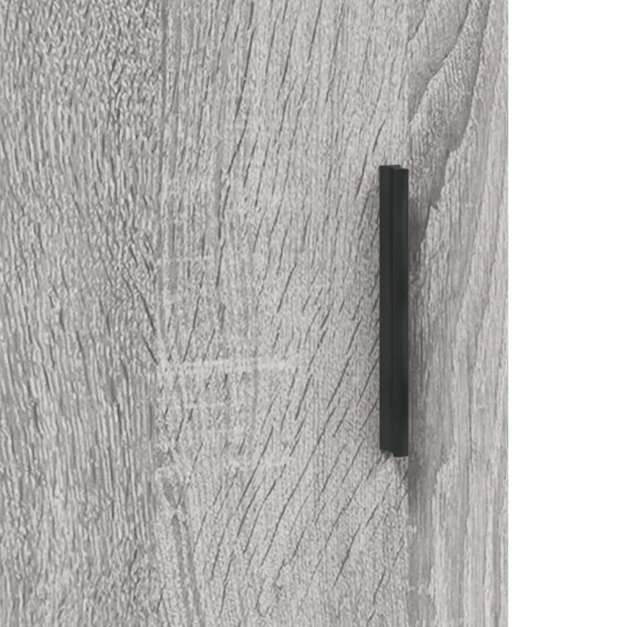 Armoire murale sonoma gris 60x31x70 cm bois d'ingénierie - 9