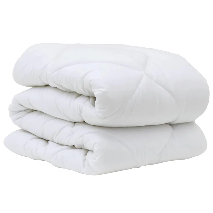 Duvet d'hiver Blanc 220 x 140 x 5 cm Polyester - 4