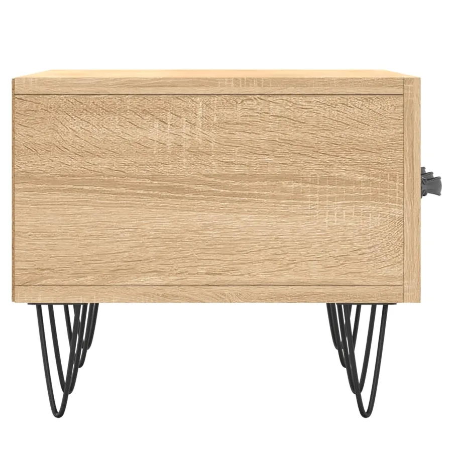 Meuble TV chêne sonoma 150x36x30 cm bois d'ingénierie - 7