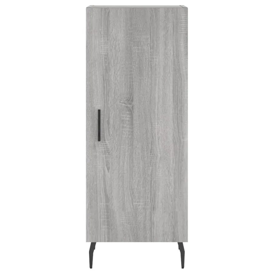 Buffet Sonoma gris 34,5x34x90 cm Bois d'ingénierie - 6
