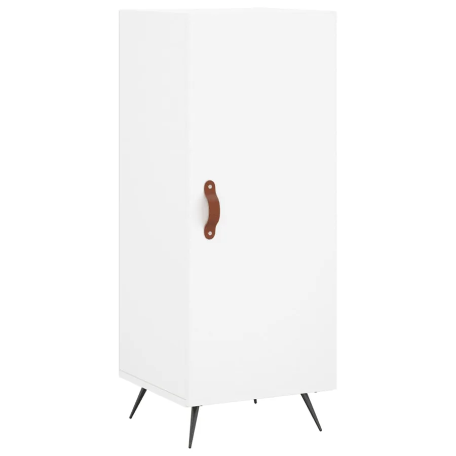 Buffet blanc 34,5x34x90 cm bois d'ingénierie - 2