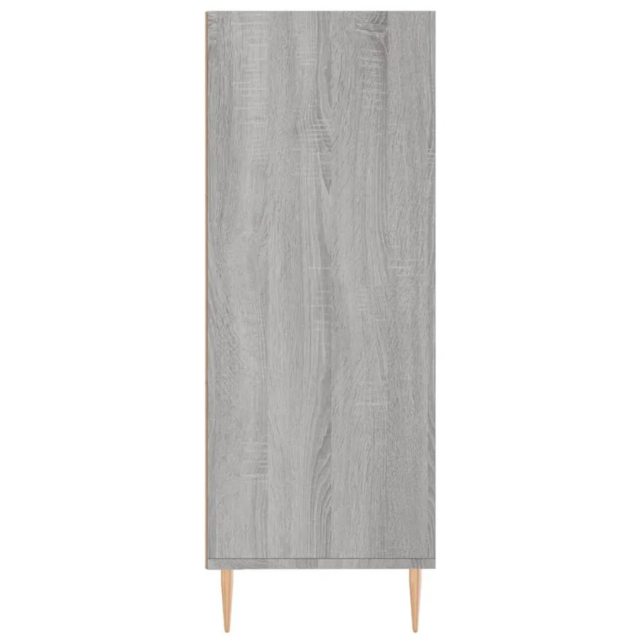 Bibliothèque sonoma gris 69,5x32,5x90 cm bois d'ingénierie - 5