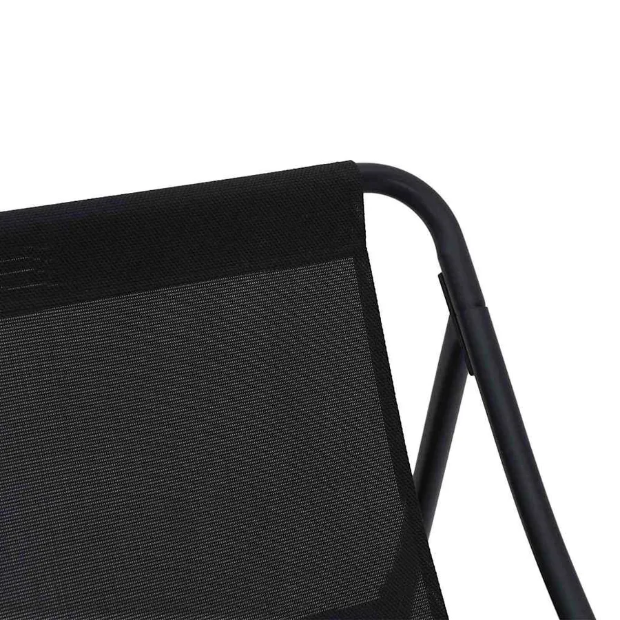 Mobilier de jardin Noir 110 x 81 x 71 cm Acier enduit de poudre - 7