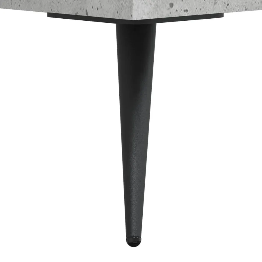 Commode gris béton 69,5 x 34 x 90 cm bois d'ingénierie - 10