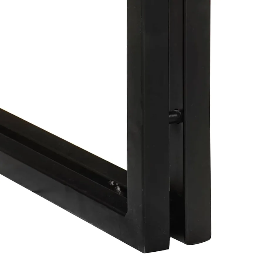 Table Gigogne 3 pcs Bois d'acacia massif et métal - 8