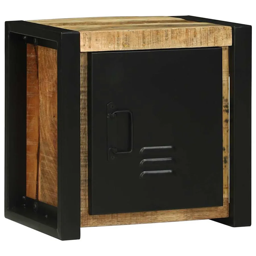Ensemble de mobilier de salle de bain 4 pcs Marron et Noir - 5