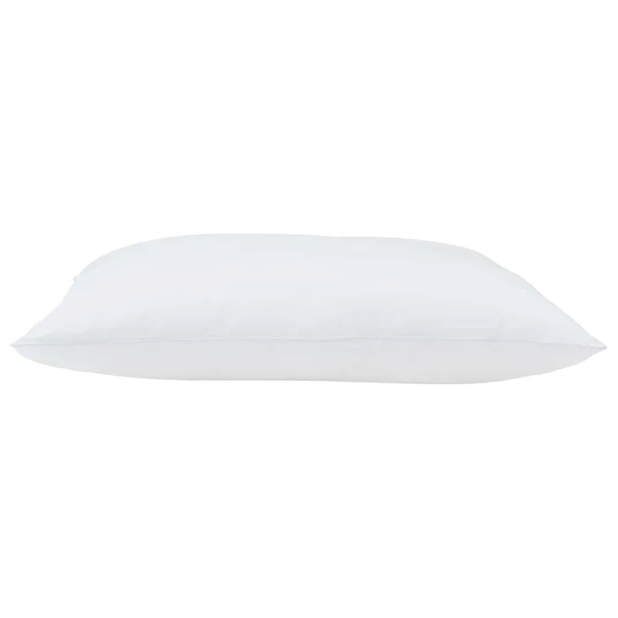 Oreiller avec oreiller Blanc 70 x 50 x 20 cm Coton et polyester - 4