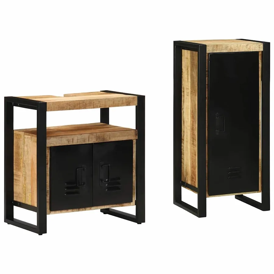 Ensemble de mobilier de salle de bain avec tiroir 2 pcs