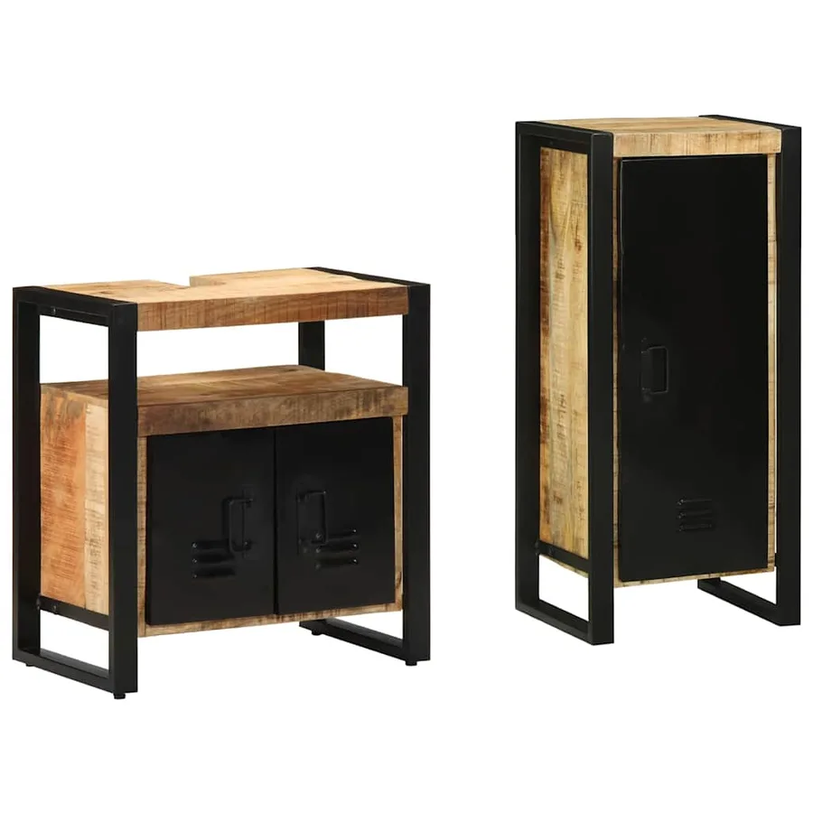 Ensemble de mobilier de salle de bain avec tiroir 2 pcs - 2